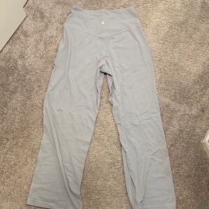 Lululemon Athletica Light Gray Wide Leg Pants